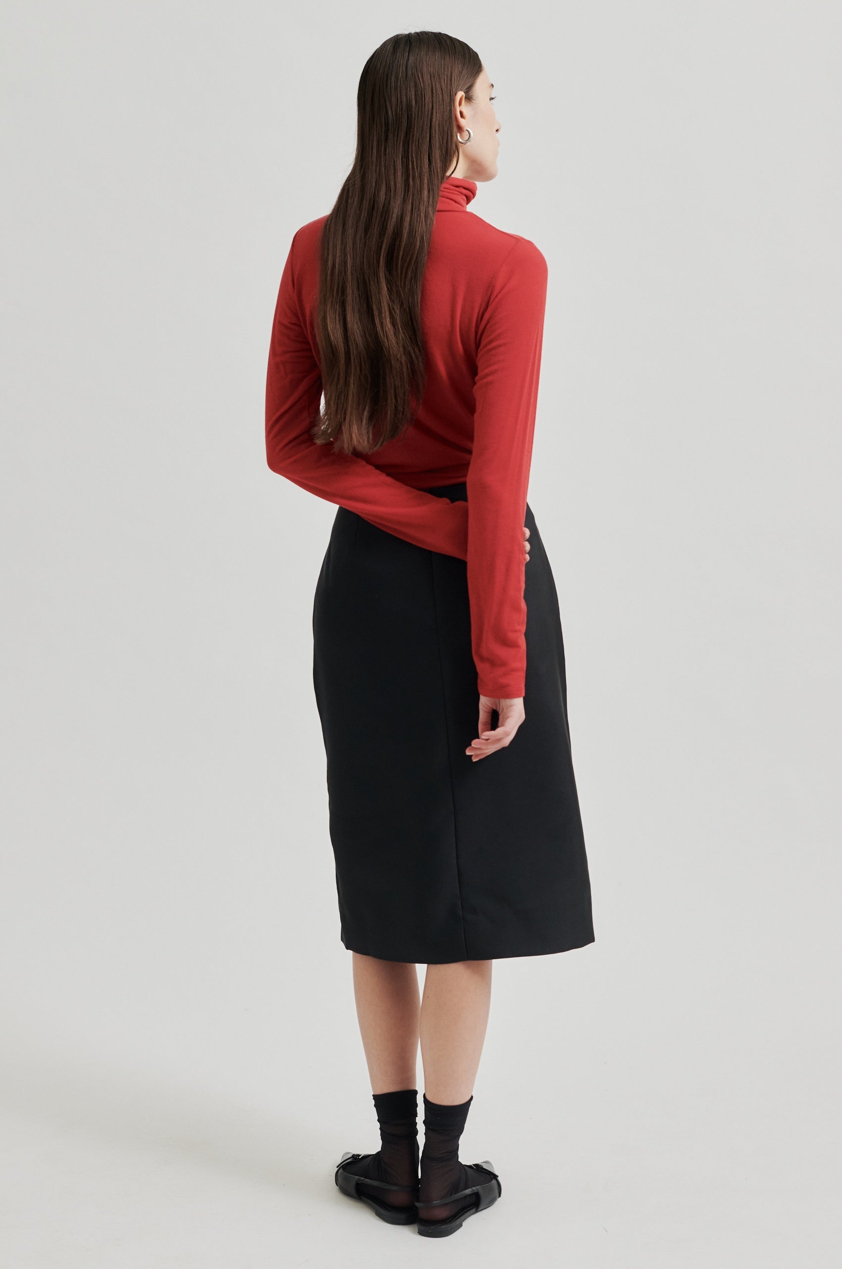 Matima T-Neck langærmet t-shirt - Emboldened